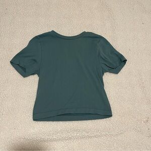 a new day Teal Short Sleeve Top
